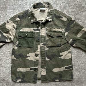 Zara camo button up